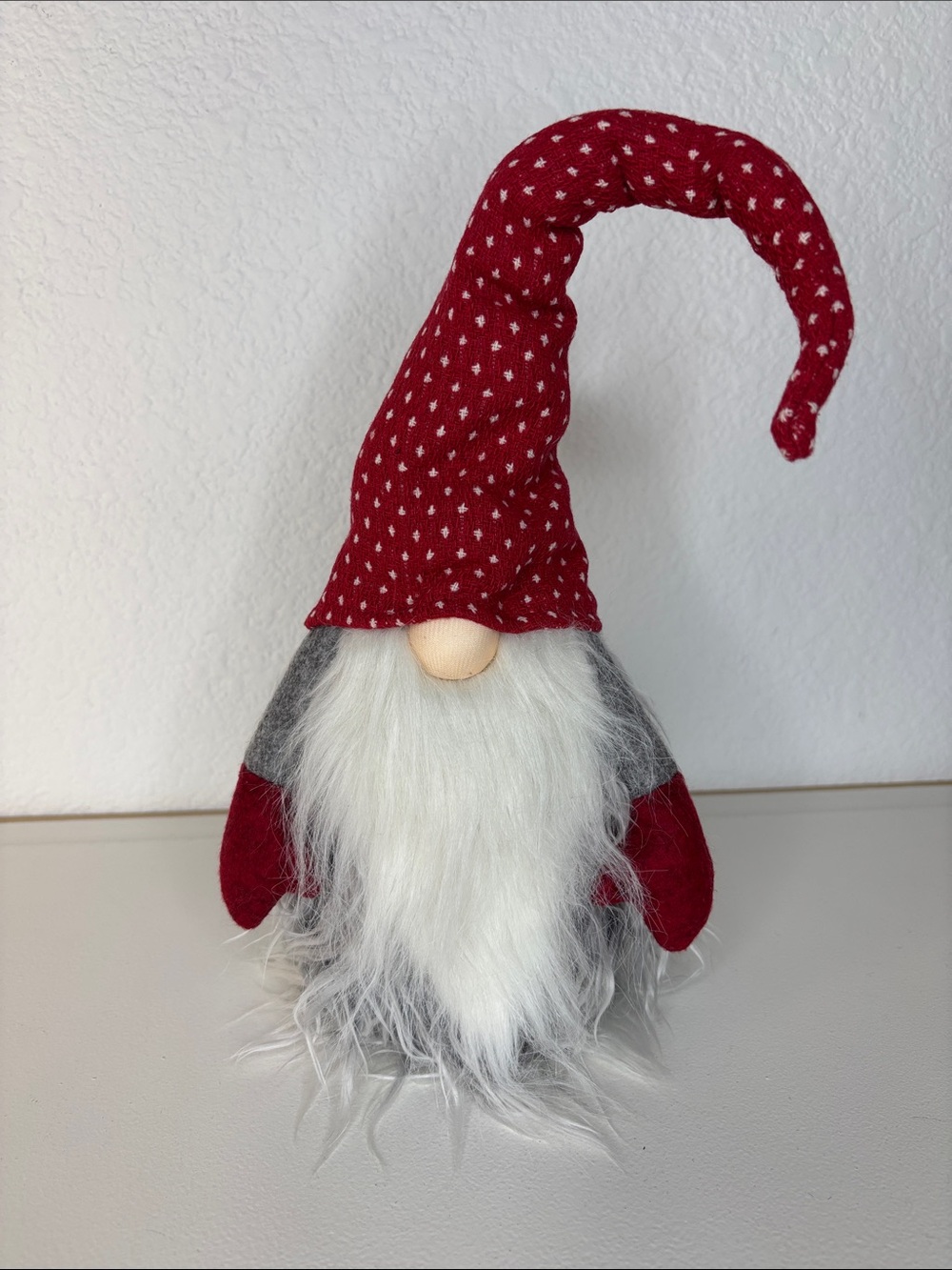 Red & Gray Nordic Gnome Holiday Decor